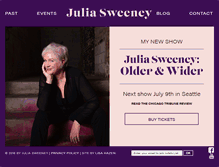 Tablet Screenshot of juliasweeney.com